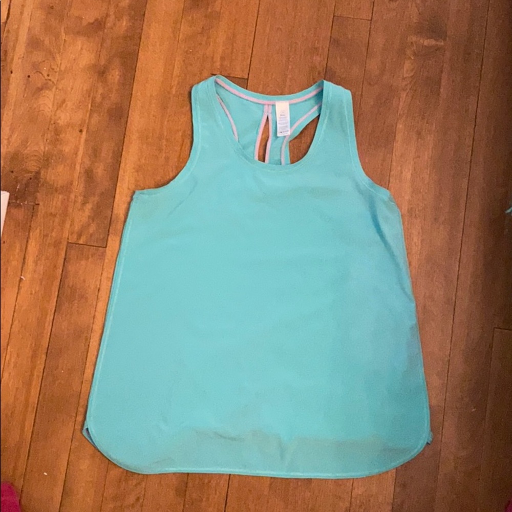 Teal tank top from ivivva